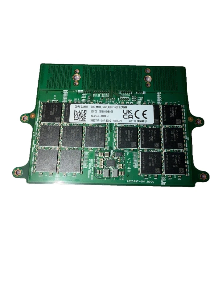 ¡Paquete! Módulo CAMM Dell 32GB y 16GB DDR5 4800Mhz KV3H4X - HYM-1 / KMKM7M -HYM-1 Foto 3 de 4