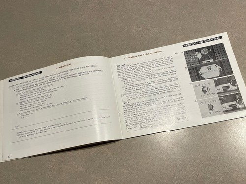 ORIGINAL AKAI 1710 Reel to Reel Service Manual with Schematics! Four Track - Picture 5 of 9