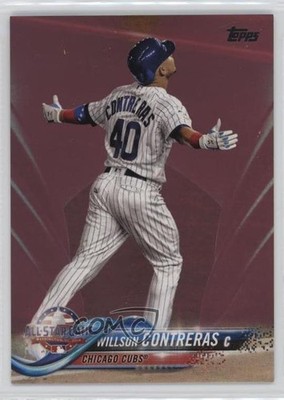 2018 Topps Update All-Star Mother's Day Hot Pink /50 Willson Contreras 07d9