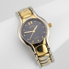 GUESS Waterpro Two-Tone Quartz Analog Women's Watch Sz. 5 1/2" New Battery