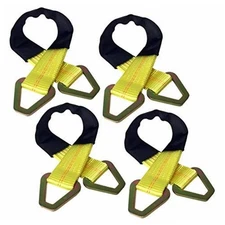 DC Cargo 4-Pack of 36 x 2" Axle Strap with 10,000 Pound Break Strength, Car T...