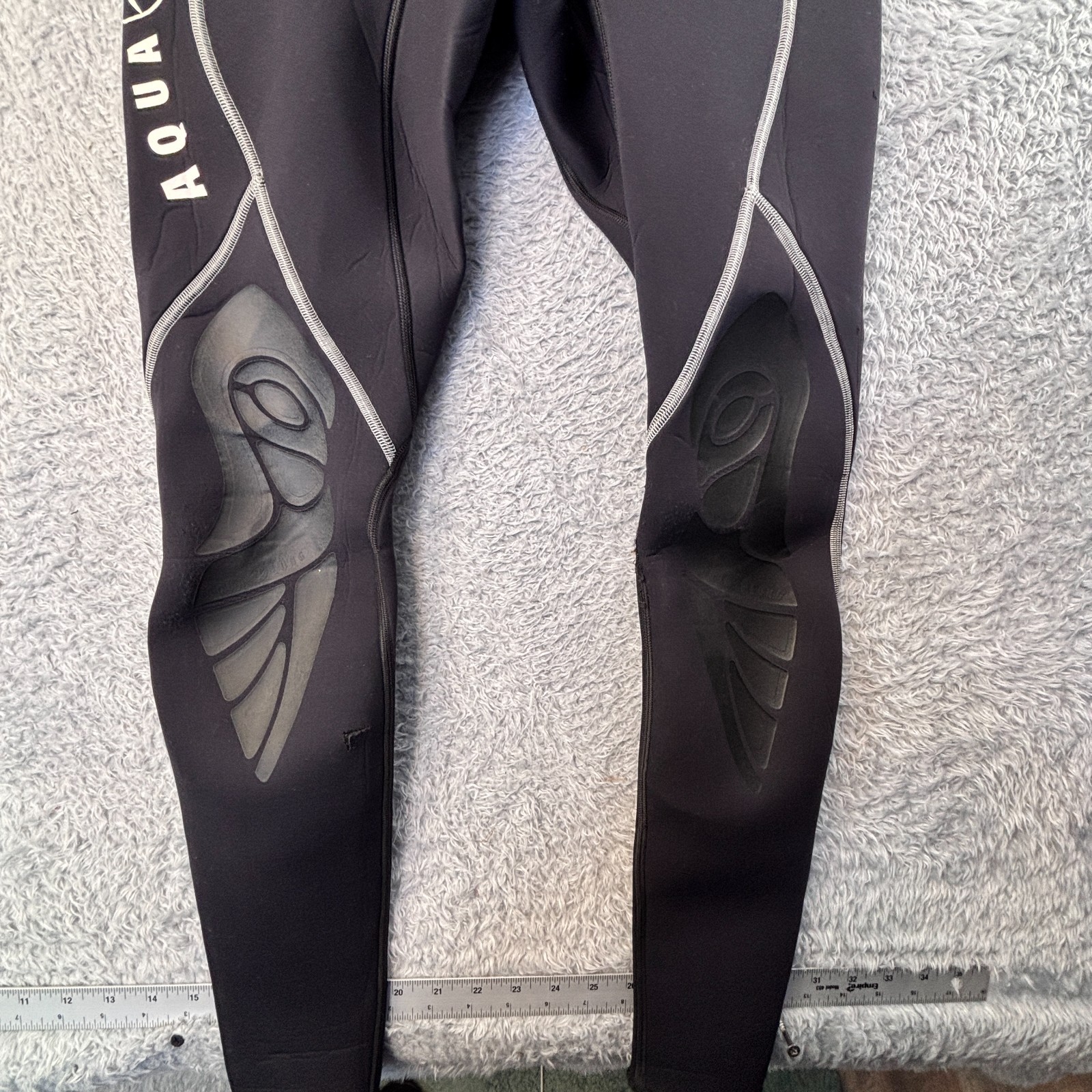 Aqua Lung 3mm HydroFLEX Full Neoprene Wetsuit womens M Black Scuba Dive