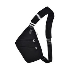 Anti Theft Crossbody Bag for Women Men, Travel Purse Anti Theft Medium Black