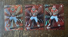 (3) Jaylen Royals Revolution Rookie Football Cards - 2 COLOR MATCH Parallels