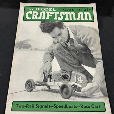 #ad Model Craftsman August 1939 $7.99