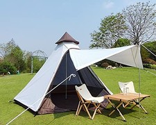 Lightweight waterproof double layers camping indian tipi tent yurt teepee tent