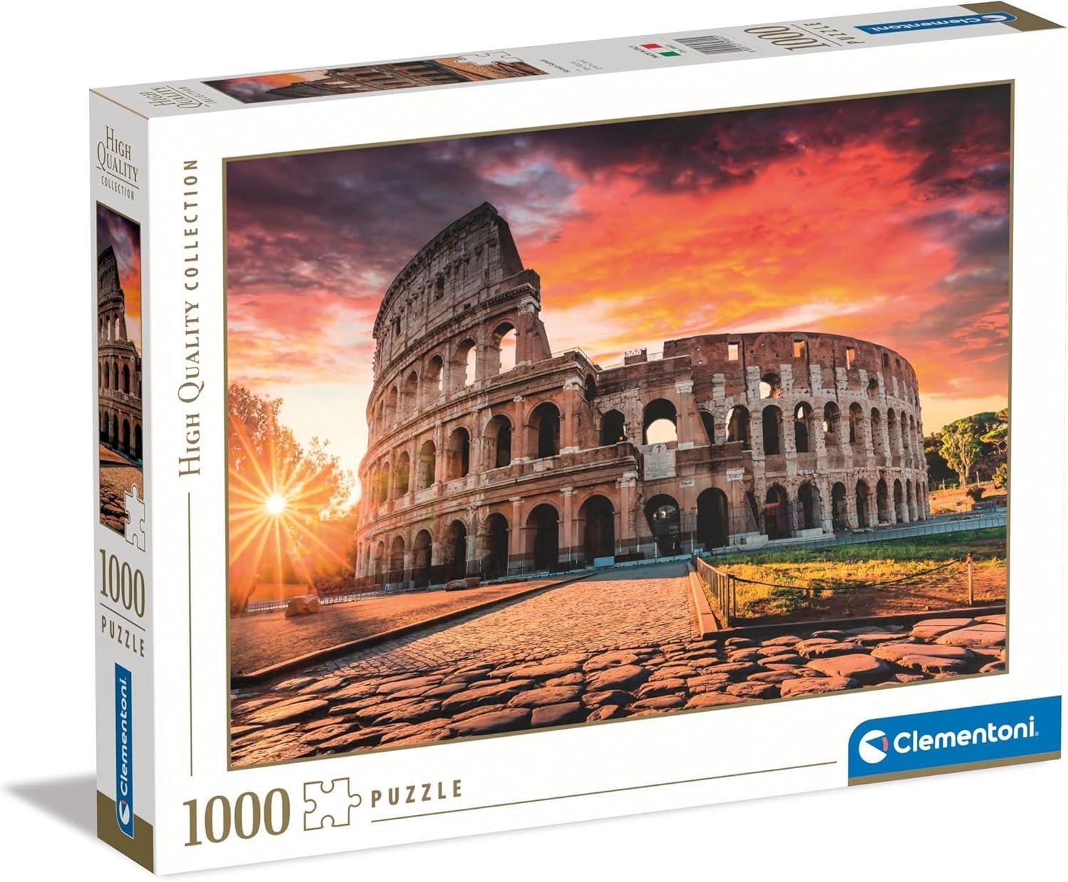 Rome Colosseum Puzzle Roman Sunset 1000 Piece Jigsaw Puzzle