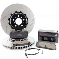 F�R BMW M5 M6 ZWEITEILIGE SCHWIMMENDE BREMSSCHEIBEN VORNE BREMBO BEL�GE & SENSOR 400mm