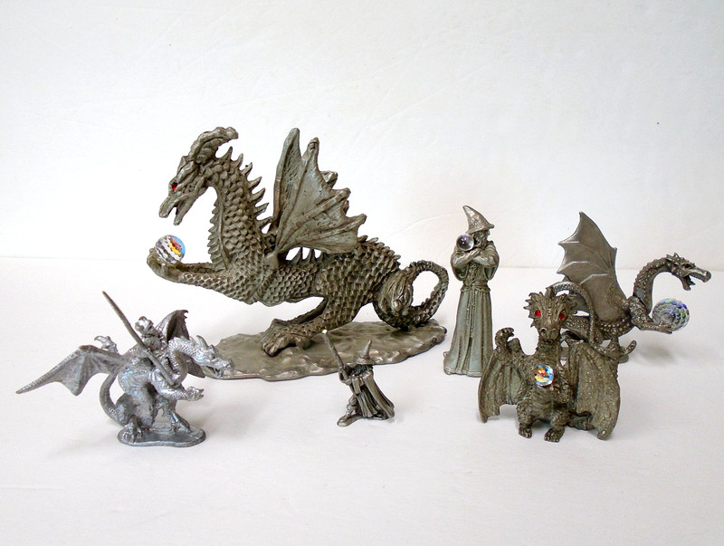 1980s RAL PARTHA / DALTEC CHAOS DRAGONS KNIGHTS WIZARDS MINIATURES & MORE