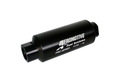 Aeromotive Filter In-Line 100-m Stainless Mesh ORB-12 Port 2-1/2'' OD Pro-Series