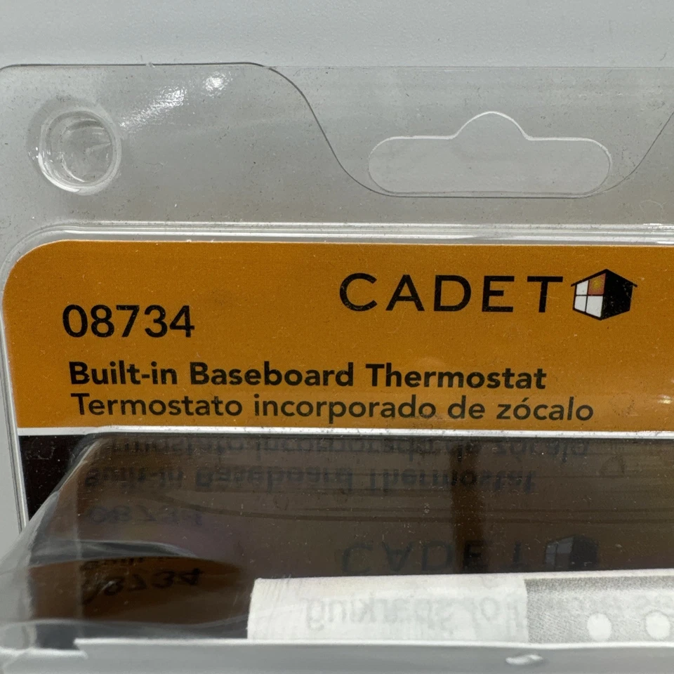 Cadet Built-In Baseboard Thermostat Double Pole BTF2W 08734 New Factory Sealed - Image 4 of 4