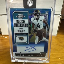2023 Contenders Optic Rookie Ticket RPS Teal Prizm /99 Tank Bigsby #134 Auto RC