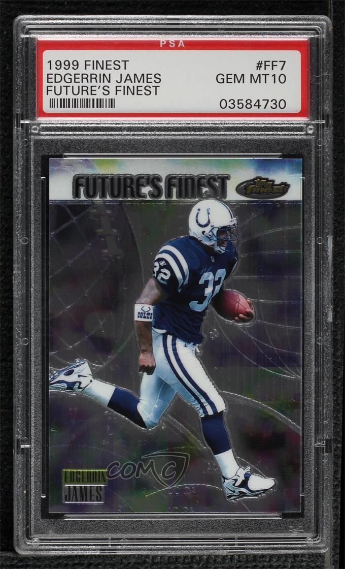 Edgerrin James Finest Futures Finest #FF7 Base