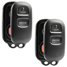 2 Remote Shell Case Pad Replacement No Electronics For Toyota 2b (GQ43VT14T)
