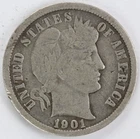 1901 O Barber Dime