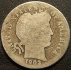 1903 Barber Dime - Majority of the Major Details are Well Outlined