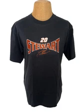 Tony Stewart T-Shirt by Chase Authentics Men's Large Black NEW with tags