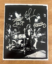 * ALICE COOPER BAND * signed 11x14 photo * KILLER * SCHOOL'S OUT *