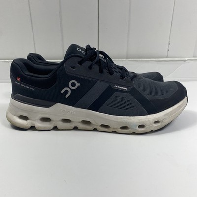 On Cloudrunner 2 Men's 14 2E Wide Black Great Condition Running Shoes