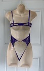 NWT VICTORIA'S SECRET Very Sexy Purple Strappy Teddy Retails $79.95 — photo 2