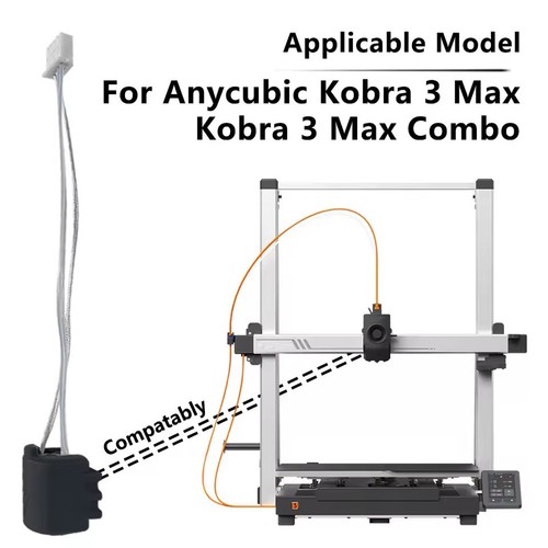 For Anycubic Kobra 3 Max Ceramic Hotend Hardened steel Nozzle 3D Printer Parts - Zdjęcie 4 z 25