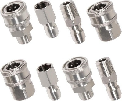 3/8 Inch Quick Connect Fittings for Pressure Washers Stainless Steel Adapter