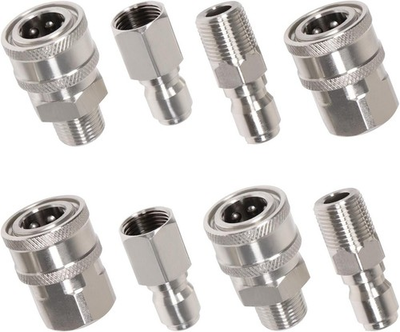 #ad 3 8 Inch Quick Connect Fittings for Pressure Washers Stainless Steel Adapter $27.93