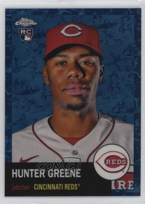 2022 Topps Chrome Platinum Anniversary 107/199 Hunter Greene #77 Rookie RC 6er