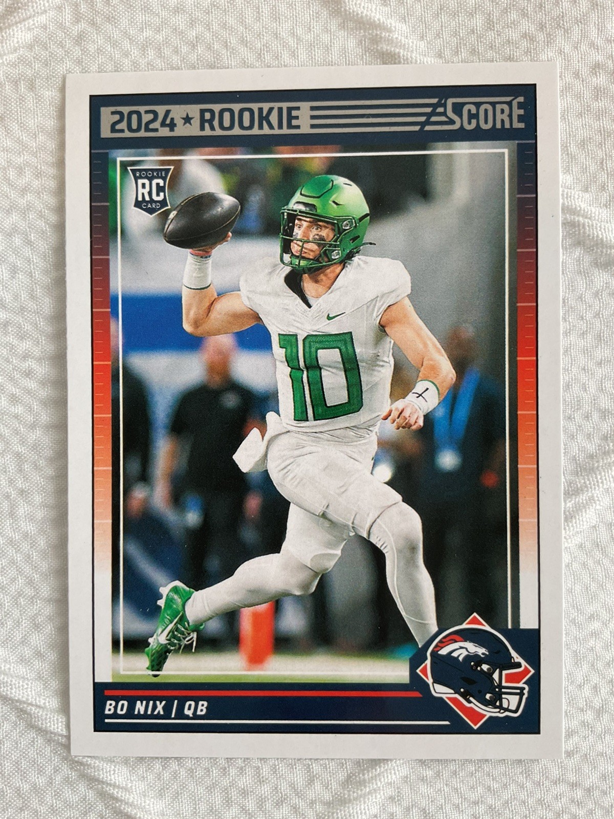 2024 Score 332 Bo Nix RC Rookie Broncos