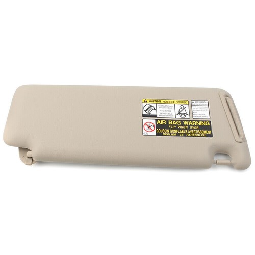 LH Left Side Sun Visor Beige For Toyota Highlander Gas 2004-2007 74320-48260-A0 - Picture 8 of 10