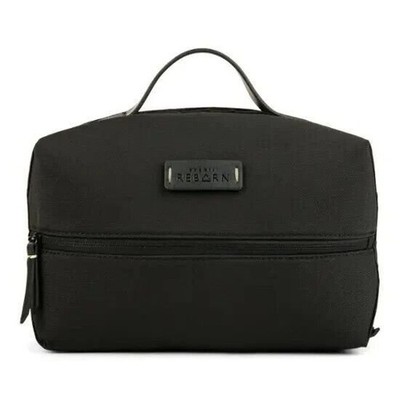 Bugatti - Reborn Collection -travel bag. - RPET Polyester - Black 6x9x4 ''