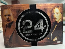 Twenty-Four 24 seasons 1-7 46 disc DVD Regions 1, 2, 3, 6 G+ 250730