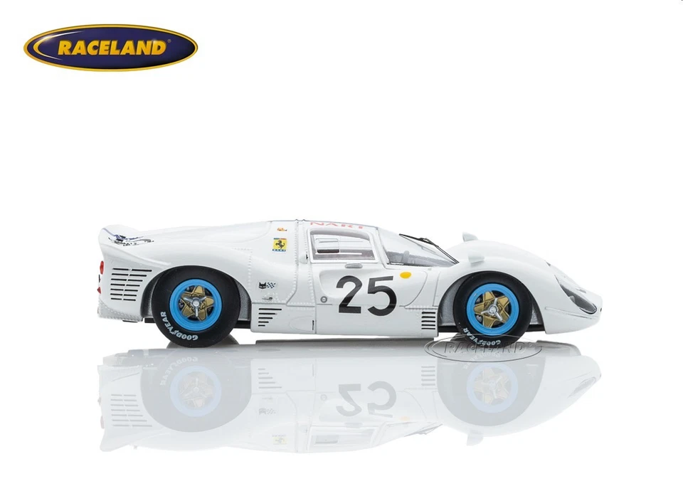 Ferrari 412P Berlinetta N.A.R.T. Le Mans 1967 Rodriguez/Baghetti, Looksmart 1:43 - Bild 4 von 4