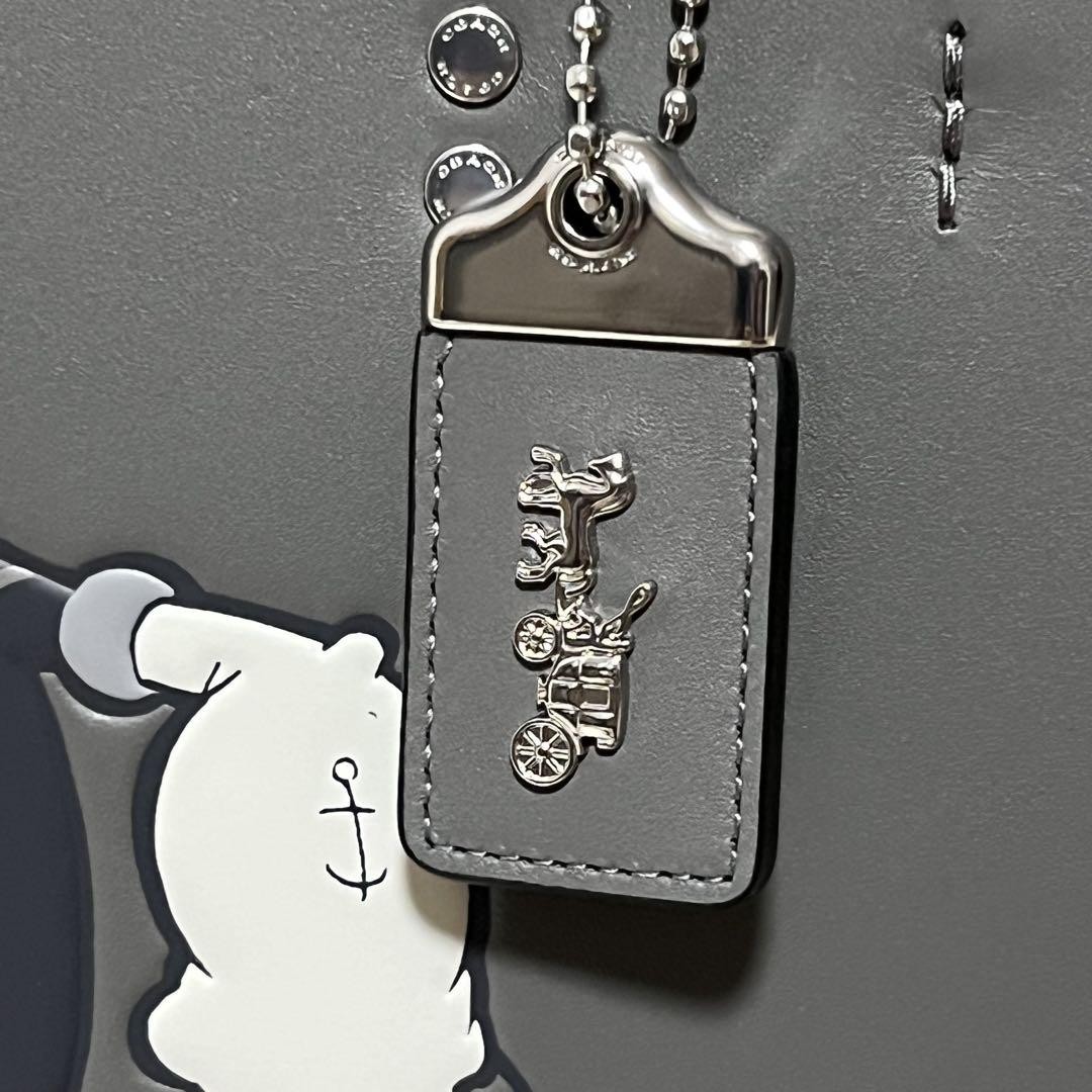 COACH x POPEYE Rogue 25 Gray Multi Glovetanned Leather