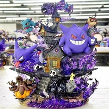 INSTOCK EGG Studio Gengar Family Haunter & Gastly Resin Statue Collectible Scene