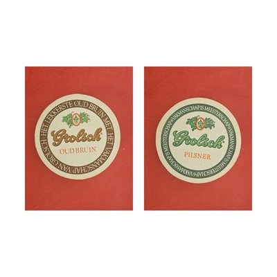 Grolsch Oud Bruin Brewery Beer Mat Beermat