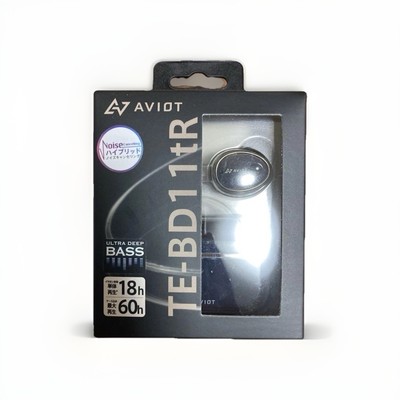 AVIOT TE‑BD11tR BK Hybrid ANC Bluetooth Earbuds 60 h Battery