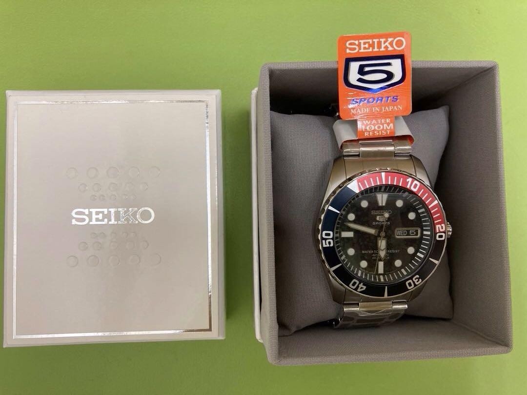 Pepsi Bezel Seiko Snzf15j1 Seiko Sports SNZF15J1 Pepsi Bezel Auto