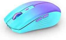 Bluetooth Wireless Mouse, Rechargeable Slient Multi-Device Computer Mice Tri-Mo