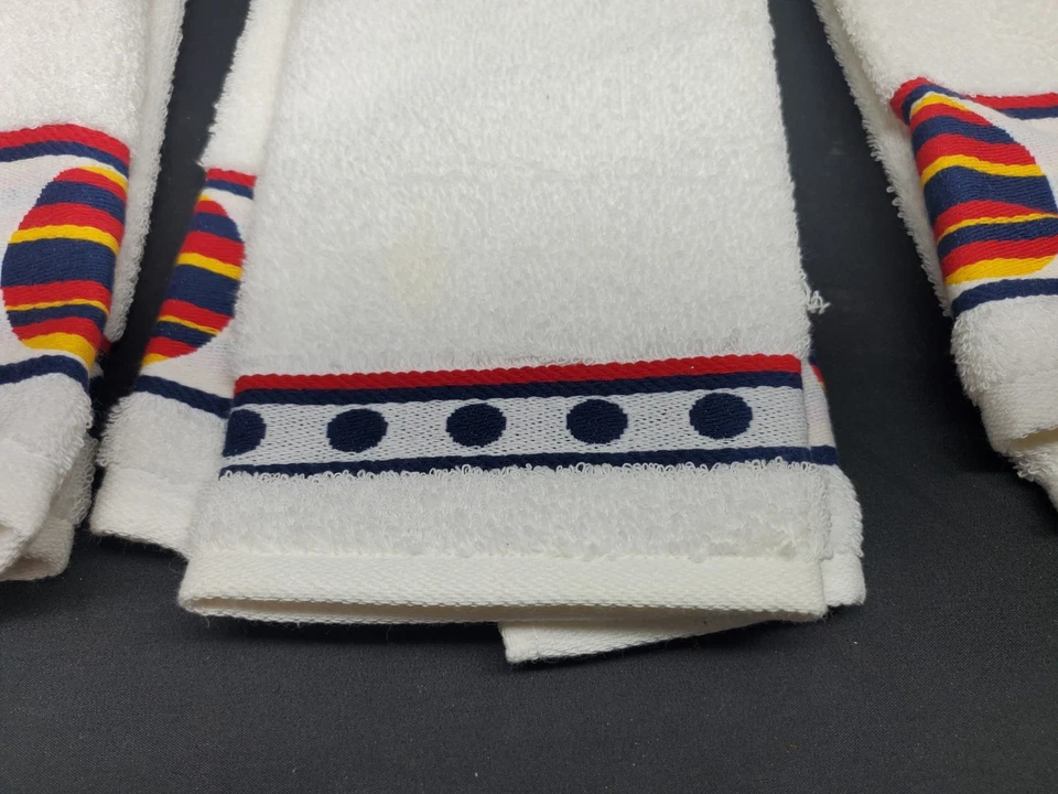 "3 toallas de cocina Martha Stewart 100 % algodón XL 30""x15,5"" - punto a rayas" Foto 3 de 4