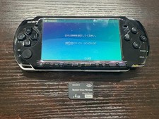 B1529 Sony PSP 3000 console Piano Black Handheld system Japan w/memory 4GB fx