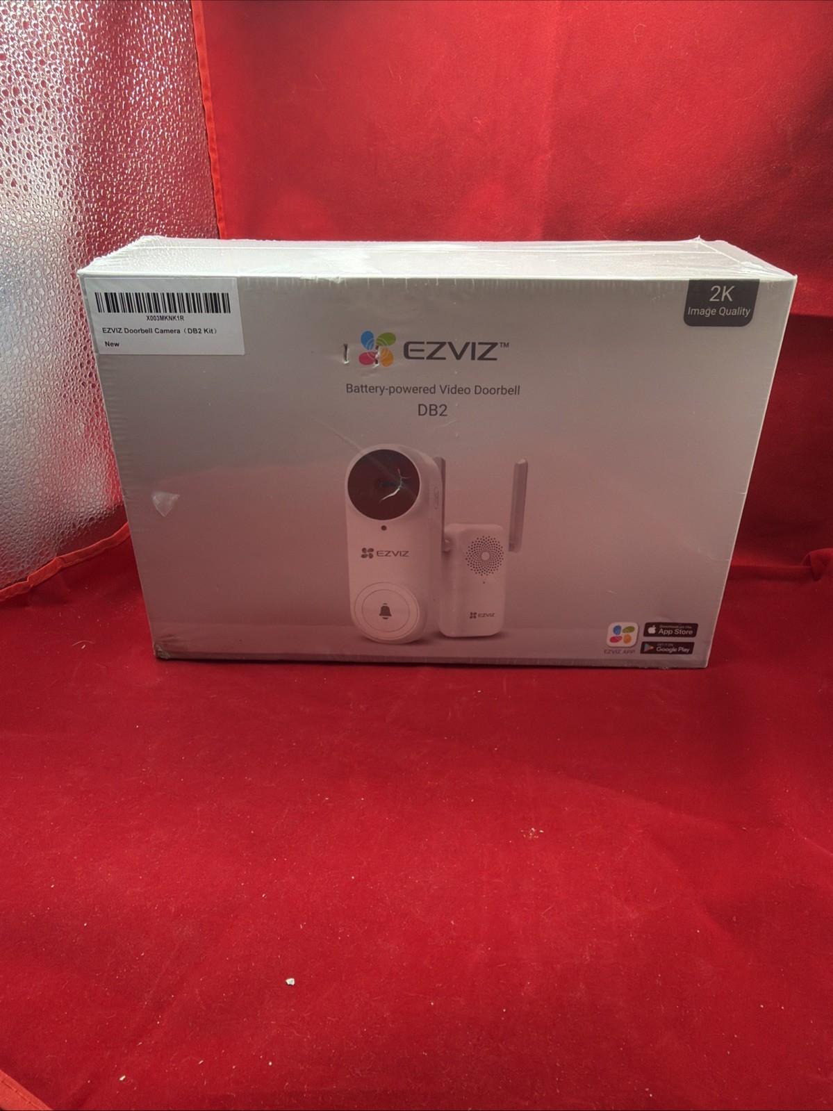 EZVIZ DB2 2K Battery Video Doorbell Camera Wireless Brand Ne