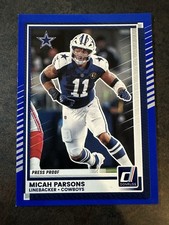 2025 Panini Donruss Blue Press Proof Micah Parsons #109