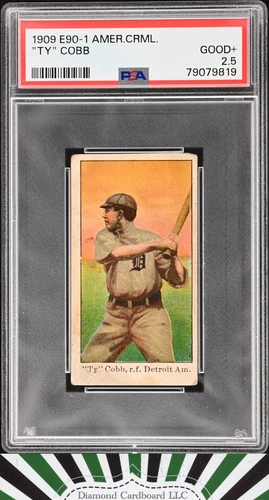 1909 E90-1 American Caramel Ty Cobb PSA 2.5 GD+