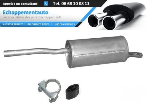 Silencieux arrière pour Dacia Logan MCV 1.4 1.6 MPi 2007-2013 break