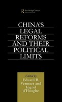 China's Legal Reforms And Their Political Limits | Ingrid Hooghe (U. A.) | Buch