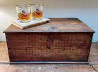Vintage Wooden Whisky Storage Box