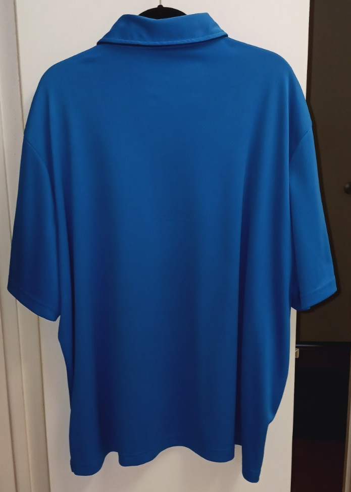Shirt 3-Button Pullover ~ GEORGE ~ Blue Cotton ~ … - image 2