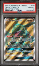 2018 POKEMON SUN & MOON CELESTIAL STORM #160 FULL ART/RAYQUAZA GX PSA 10 on eBay