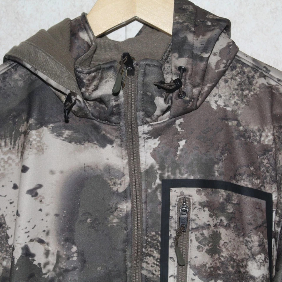Cabela's Camo O2 Octane Lookout Microgrid Fleece Hooded Hunting  Sz XL - Image 3 of 4